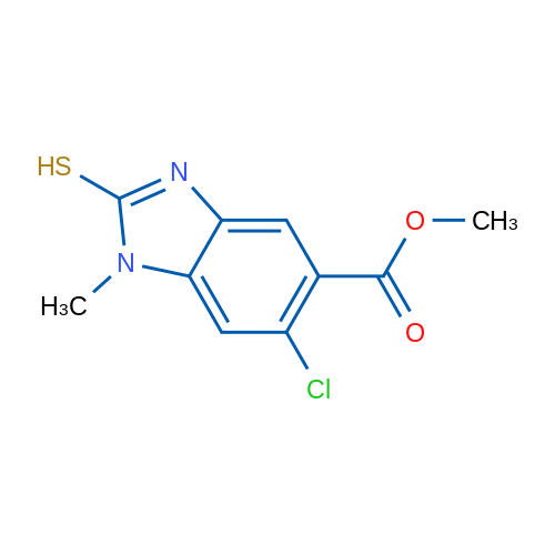 Methyl 6-chloro-2-mercapto-1-methyl-1H-benzo[d]imidazole-5-carboxylate 1g