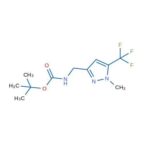 tert-Butyl N-{[1-methyl-5-(trifluoromethyl)-1H-pyrazol-3-yl]methyl}carbamate 1g