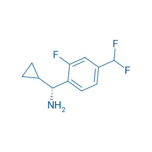 (R)-cyclopropyl(4-(difluoromethyl)-2-fluorophenyl)methanamine 1g