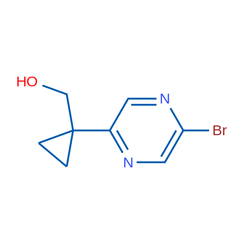 (1-(5-Bromopyrazin-2-yl)cyclopropyl)methanol 1g
