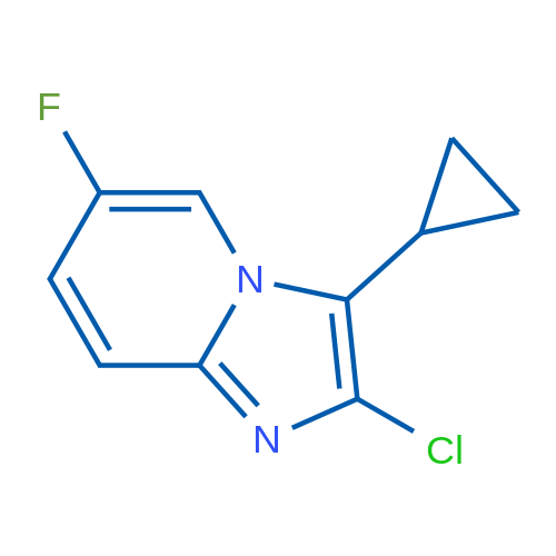 2-Chloro-3-cyclopropyl-6-fluoroimidazo[1,2-a]pyridine 1g