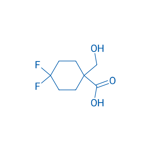 4,4-Difluoro-1-(hydroxymethyl)cyclohexane-1-carboxylic acid 1g