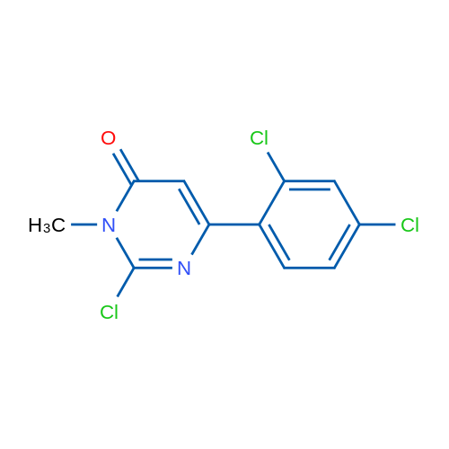 2-Chloro-6-(2,4-dichlorophenyl)-3-methylpyrimidin-4(3H)-one 1g
