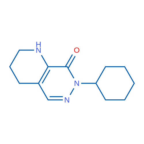 7-Cyclohexyl-1,2,3,4-tetrahydropyrido[2,3-d]pyridazin-8(7H)-one 1g