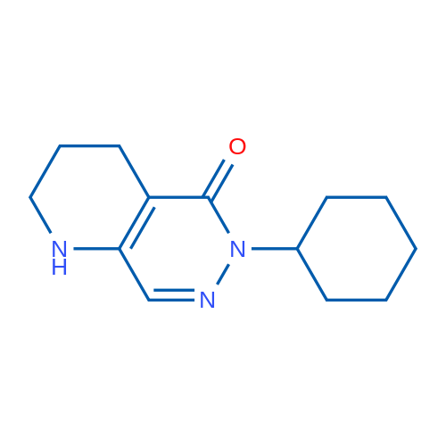 6-Cyclohexyl-1,2,3,4-tetrahydropyrido[2,3-d]pyridazin-5(6H)-one 1g