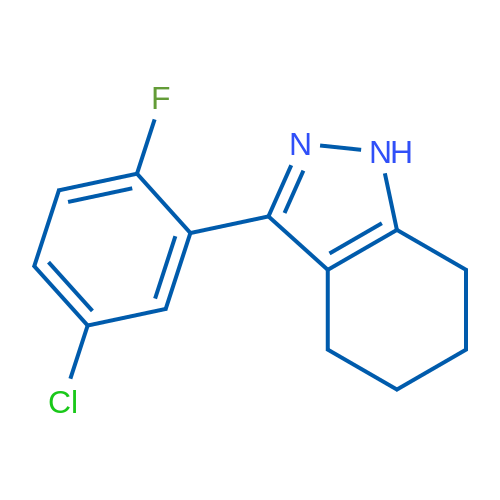 3-(5-Chloro-2-fluorophenyl)-4,5,6,7-tetrahydro-1H-indazole 1g