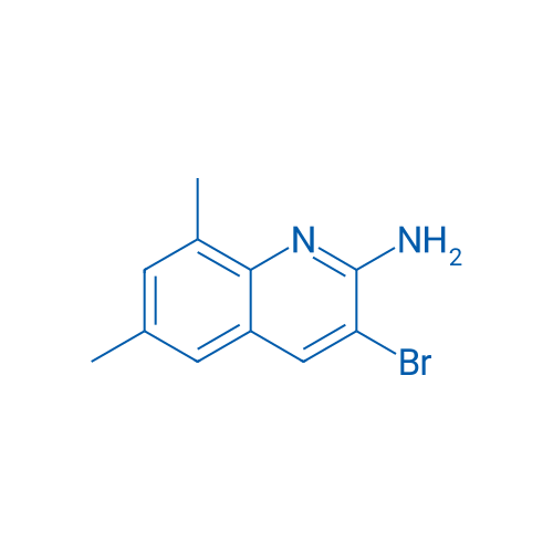 3-Bromo-6,8-dimethylquinolin-2-amine 1g