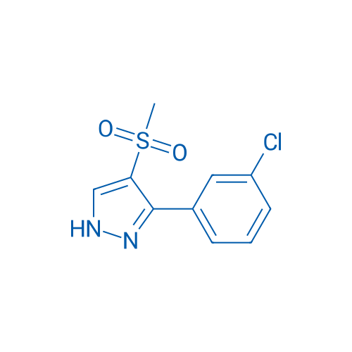 3-(3-Chlorophenyl)-4-(methylsulfonyl)-1H-pyrazole 1g