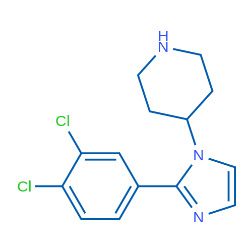 4-(2-(3,4-Dichlorophenyl)-1H-imidazol-1-yl)piperidine 1g