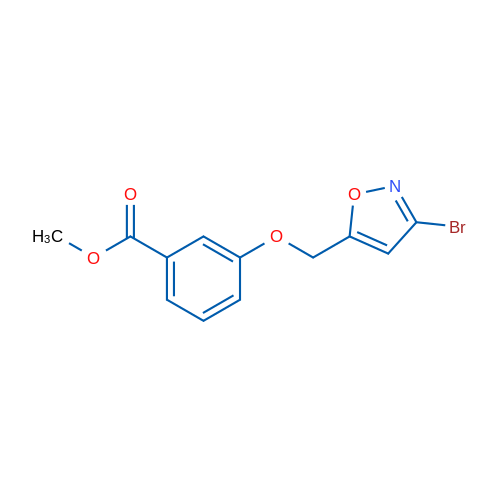 Methyl 3-((3-bromoisoxazol-5-yl)methoxy)benzoate 1g