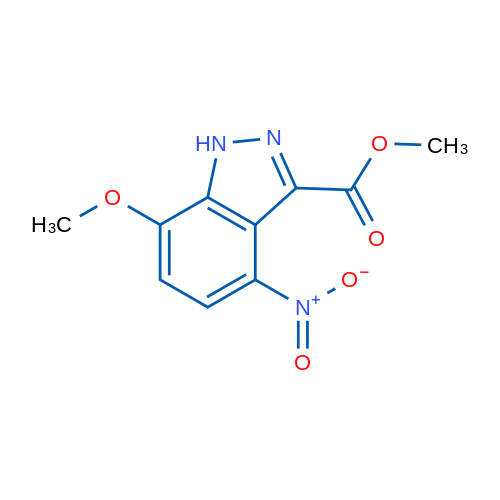 methyl 7-methoxy-4-nitro-1H-indazole-3-carboxylate 10g