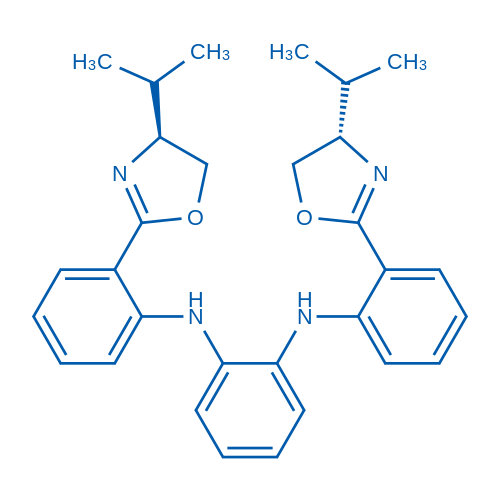 N1,N2-Bis(2-((S)-4-isopropyl-4,5-dihydrooxazol-2-yl)phenyl)benzene-1,2-diamine 100mg