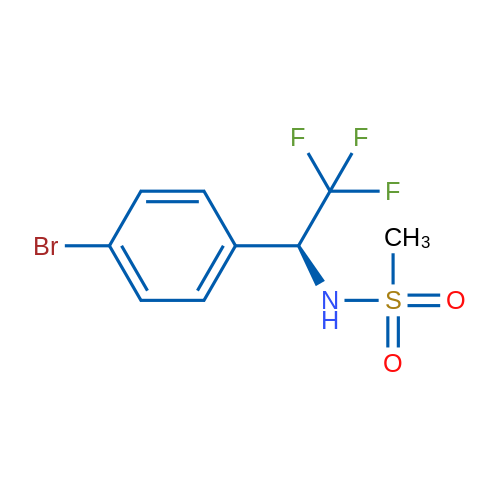 (S)-N-(1-(4-Bromophenyl)-2,2,2-trifluoroethyl)methanesulfonamide 1g