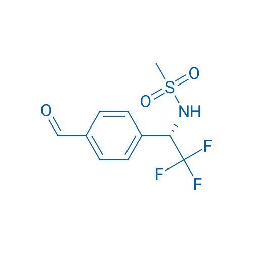 (S)-N-(2,2,2-Trifluoro-1-(4-formylphenyl)ethyl)methanesulfonamide 1g