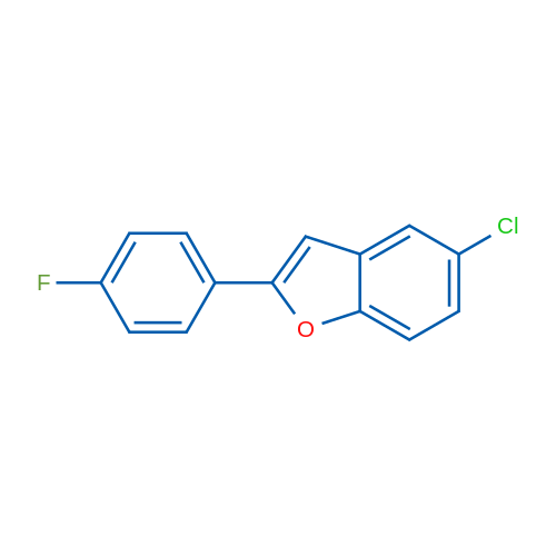 5-Chloro-2-(4-fluorophenyl)benzofuran 1g