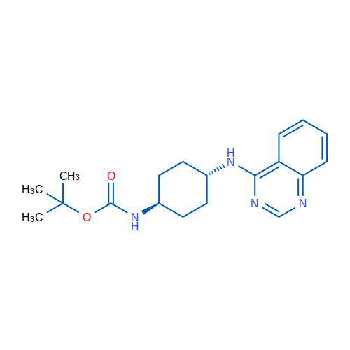 tert-Butyl ((1r,4r)-4-(quinazolin-4-ylamino)cyclohexyl)carbamate 1g