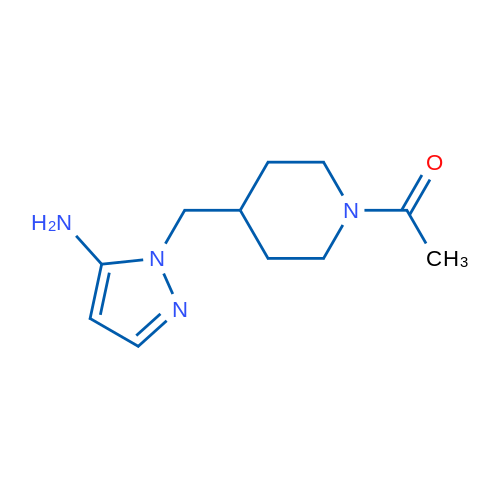 1-(4-((5-Amino-1H-pyrazol-1-yl)methyl)piperidin-1-yl)ethanone 1g