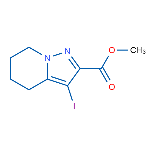 Methyl 3-iodo-4,5,6,7-tetrahydropyrazolo[1,5-a]pyridine-2-carboxylate 1g