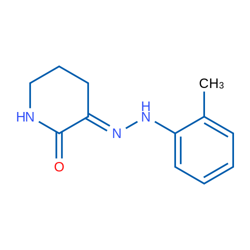 (3E)-3-[2-(2-Methylphenyl)hydrazin-1-ylidene]piperidin-2-one 1g