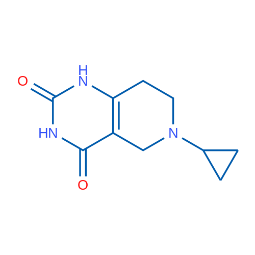 6-Cyclopropyl-5,6,7,8-tetrahydropyrido[4,3-d]pyrimidine-2,4(1H,3H)-dione 5g
