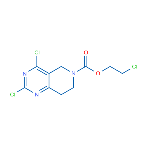 2-Chloroethyl 2,4-dichloro-7,8-dihydropyrido[4,3-d]pyrimidine-6(5H)-carboxylate 1g