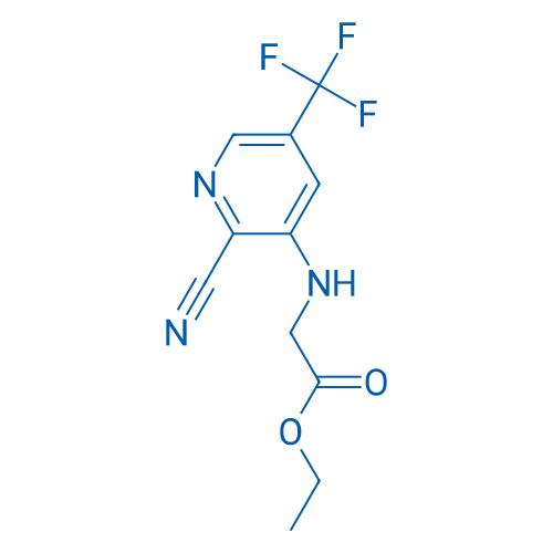 Ethyl 2-((2-cyano-5-(trifluoromethyl)pyridin-3-yl)amino)acetate 1g