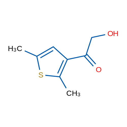 1-(2,5-Dimethylthiophen-3-yl)-2-hydroxyethan-1-one 250mg