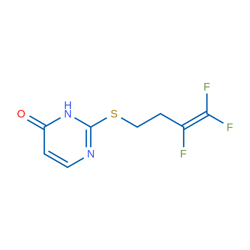 2-[(3,4,4-Trifluorobut-3-en-1-yl)sulfanyl]-3,4-dihydropyrimidin-4-one 1g