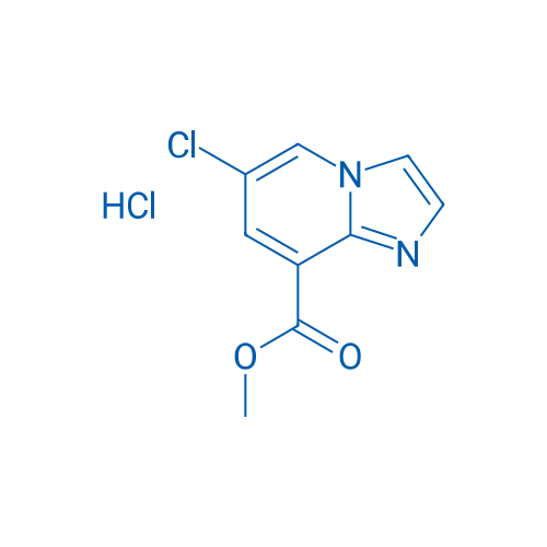 Methyl 6-chloroimidazo[1,2-a]pyridine-8-carboxylate hydrochloride 100mg