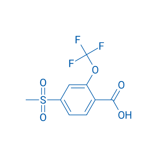 4-(Methylsulfonyl)-2-(trifluoromethoxy)benzoic acid 1g