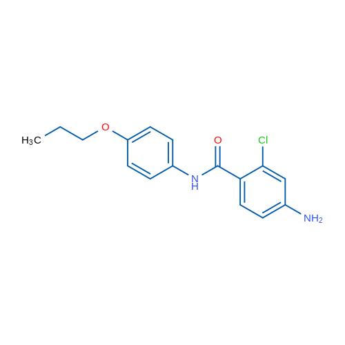 4-Amino-2-chloro-N-(4-propoxyphenyl)benzamide 1g