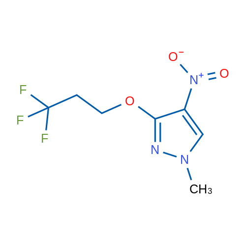 1-Methyl-4-nitro-3-(3,3,3-trifluoropropoxy)-1H-pyrazole 5g
