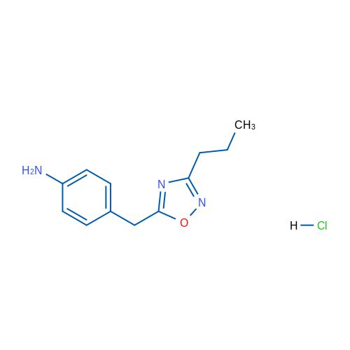 4-[(3-Propyl-1,2,4-oxadiazol-5-yl)methyl]aniline hydrochloride 1g