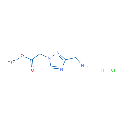 Methyl 2-[3-(aminomethyl)-1H-1,2,4-triazol-1-yl]acetate hydrochloride 1g