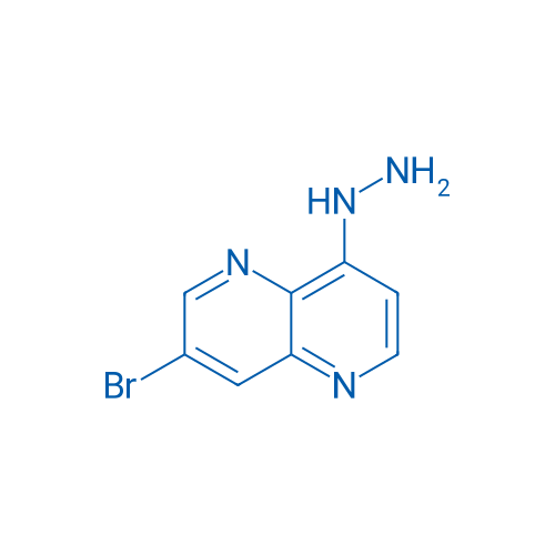 3-Bromo-8-hydrazinyl-1,5-naphthyridine 1g