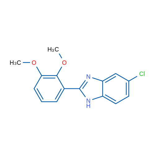 5-Chloro-2-(2,3-dimethoxyphenyl)-1H-benzo[d]imidazole 1g
