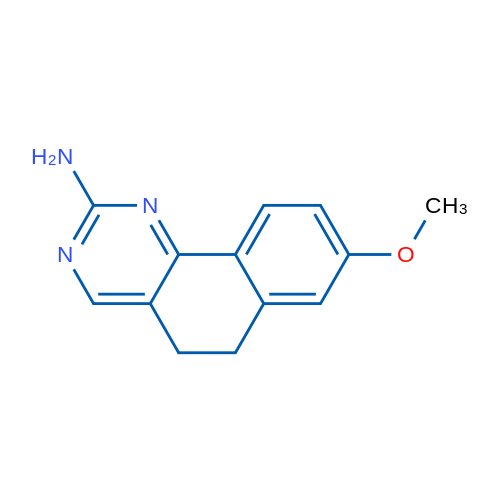 8-Methoxy-5H,6H-benzo[h]quinazolin-2-amine 250mg