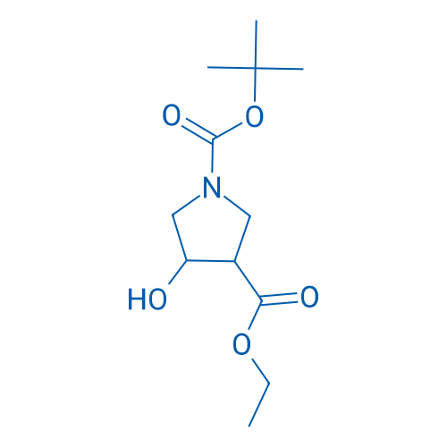 Ethyl 1-Boc-4-hydroxypyrrolidine-3-carboxylate 1g