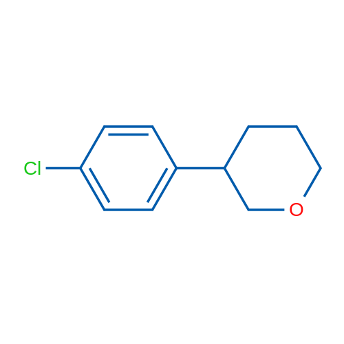 3-(4-Chlorophenyl)tetrahydro-2H-pyran 1g
