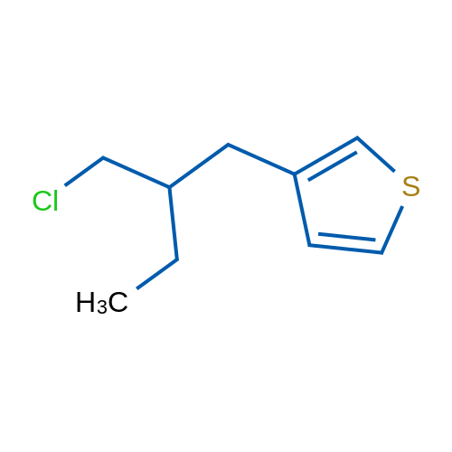 3-[2-(Chloromethyl)butyl]thiophene 1g
