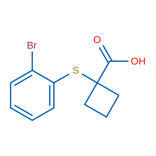 1-[(2-Bromophenyl)sulfanyl]cyclobutane-1-carboxylic acid 1g