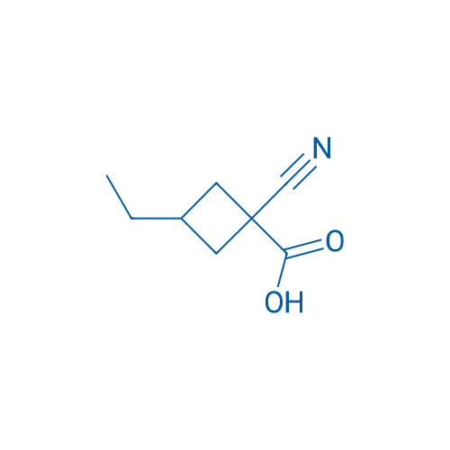 1-Cyano-3-ethylcyclobutane-1-carboxylic acid 1g