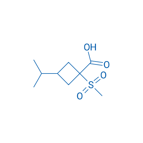 1-Methanesulfonyl-3-(propan-2-yl)cyclobutane-1-carboxylic acid 1g