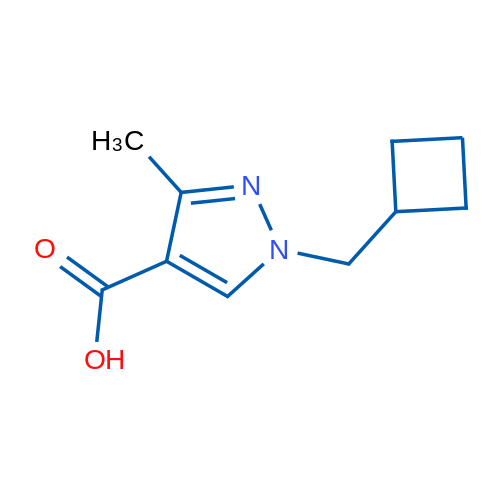 1-(Cyclobutylmethyl)-3-methyl-1h-pyrazole-4-carboxylic acid 1g