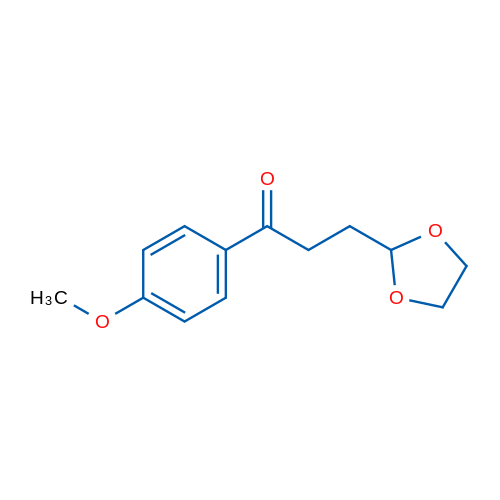 3-(1,3-Dioxolan-2-yl)-1-(4-methoxyphenyl)propan-1-one 1g