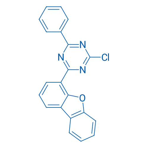 2-Chloro-4-(dibenzo[b,d]furan-4-yl)-6-phenyl-1,3,5-triazine 5g