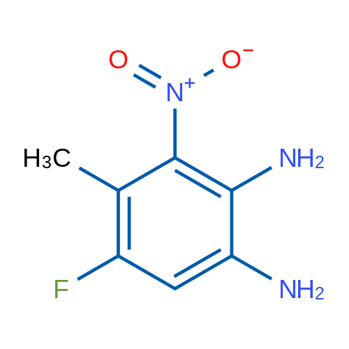 5-Fluoro-4-methyl-3-nitrobenzene-1,2-diamine 1g