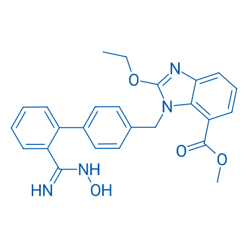 Methyl 2-ethoxy-1-((2'-(N-hydroxycarbamimidoyl)-[1,1'-biphenyl]-4-yl)methyl)-1H-benzo[d]imidazole-7-carboxylate 5g