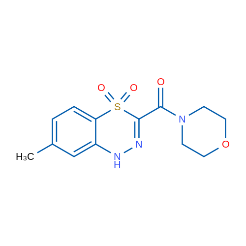 (7-Methyl-4,4-dioxido-1H-benzo[e][1,3,4]thiadiazin-3-yl)(morpholino)methanone 1g