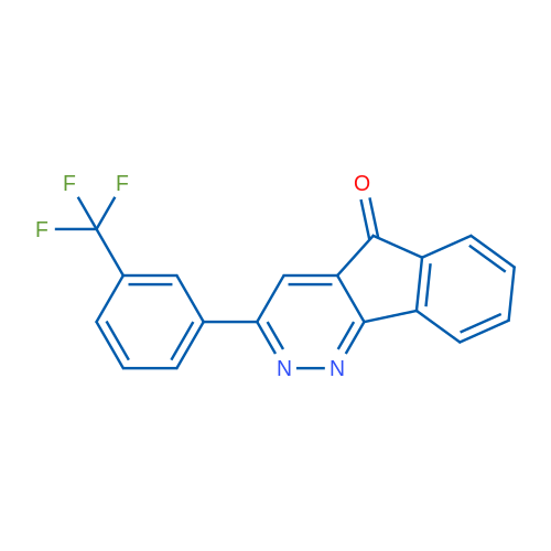 3-[3-(Trifluoromethyl)phenyl]-5H-indeno[1,2-c]pyridazin-5-one 1g